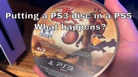 Can I put PS3 disc in PS5?